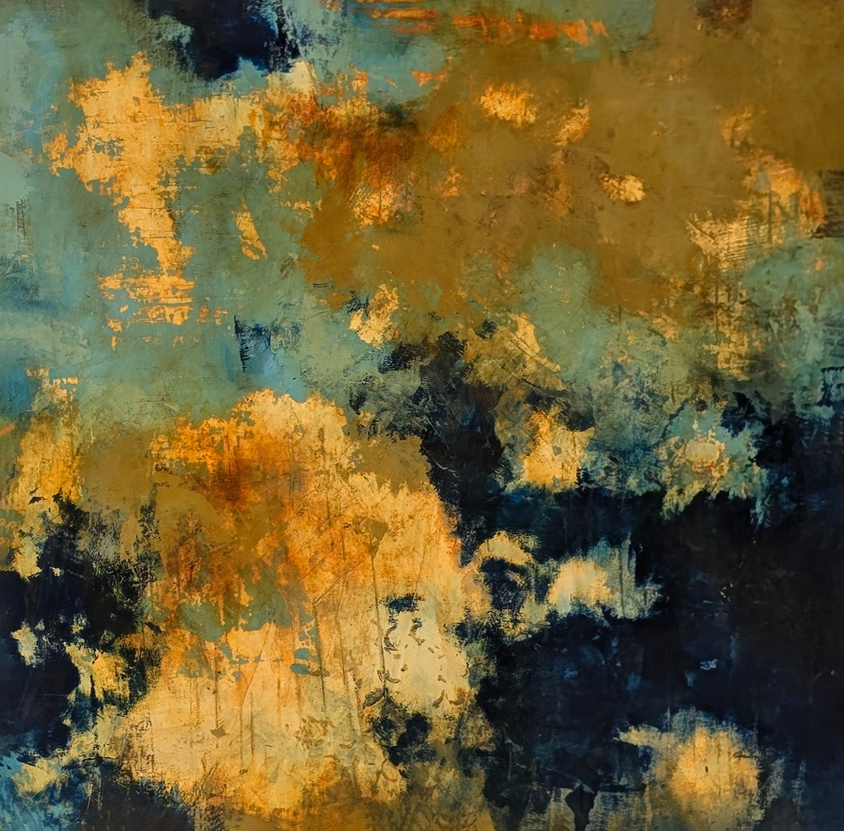 RANDY HIBBERD - AGED PERFECTION II - OIL ON PAPER - 30 X 30