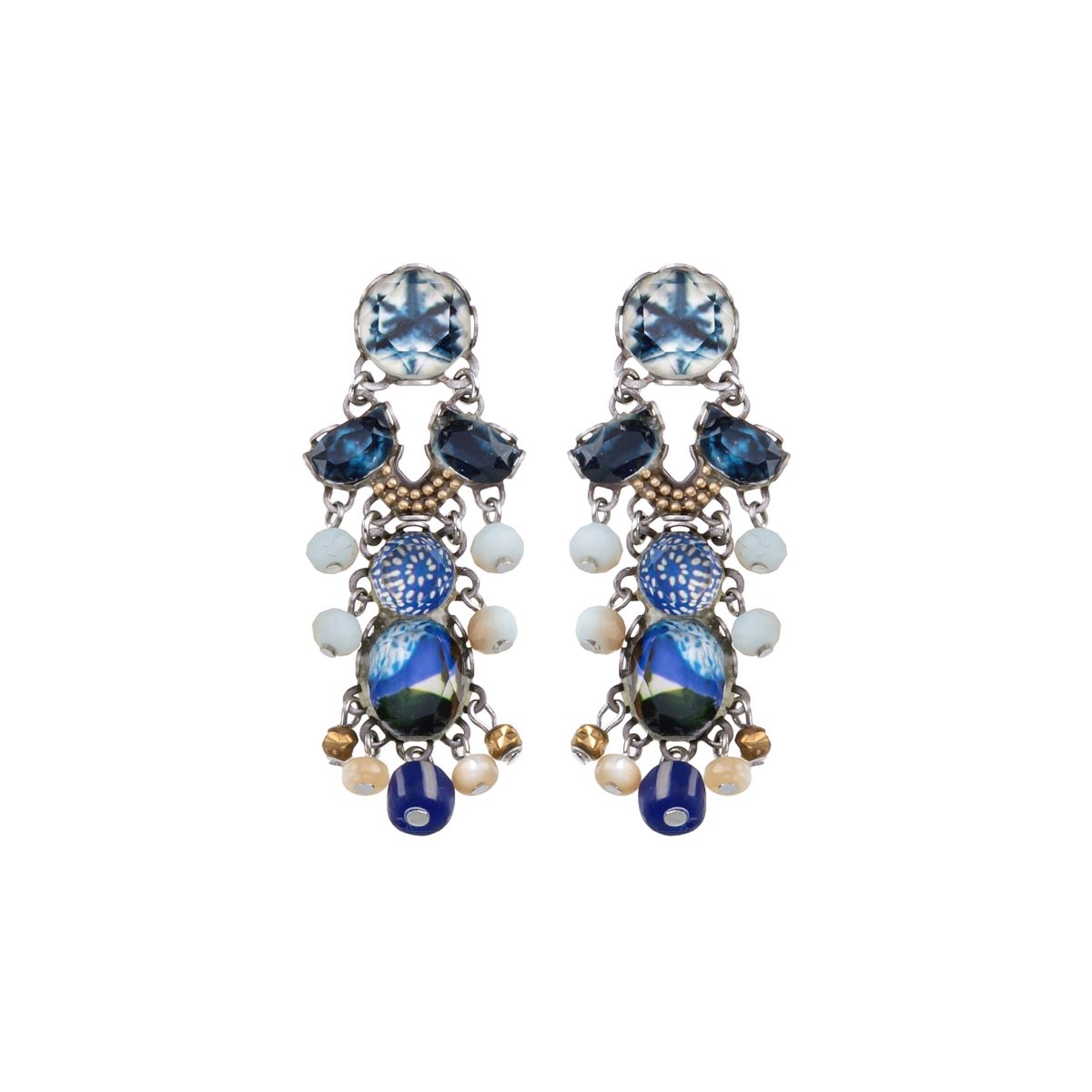 AYALA BAR - FRESH WATERS EARRINGS - MIXED MEDIA