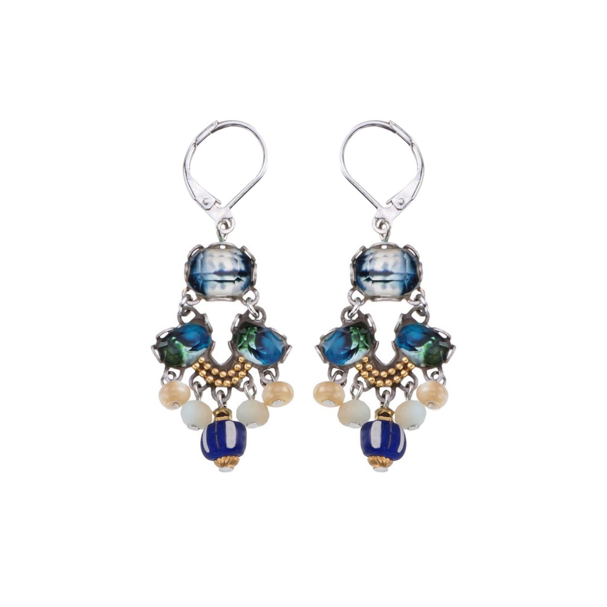 AYALA BAR - FRESH WATER EARRINGS W/ WIRE - MIXED MEDIA