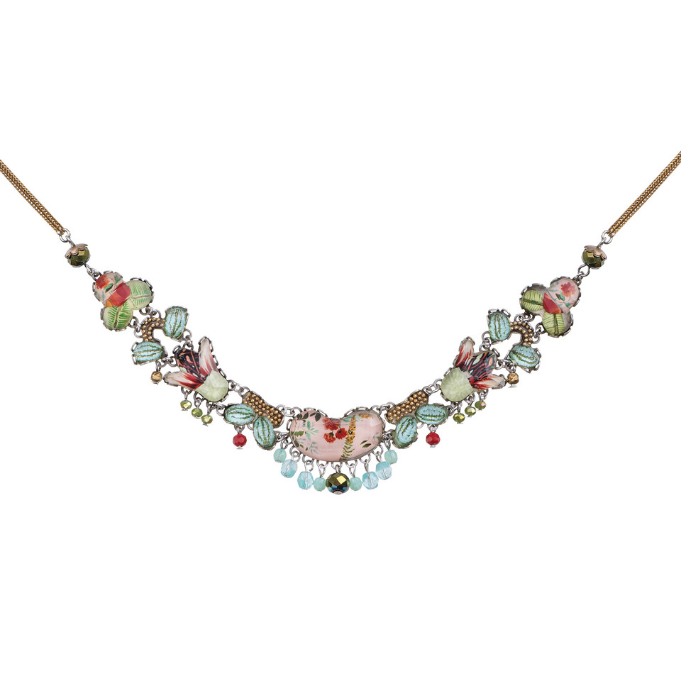 AYALA BAR - FLOWER GARDEN NECKLACE - MIXED MEDIA