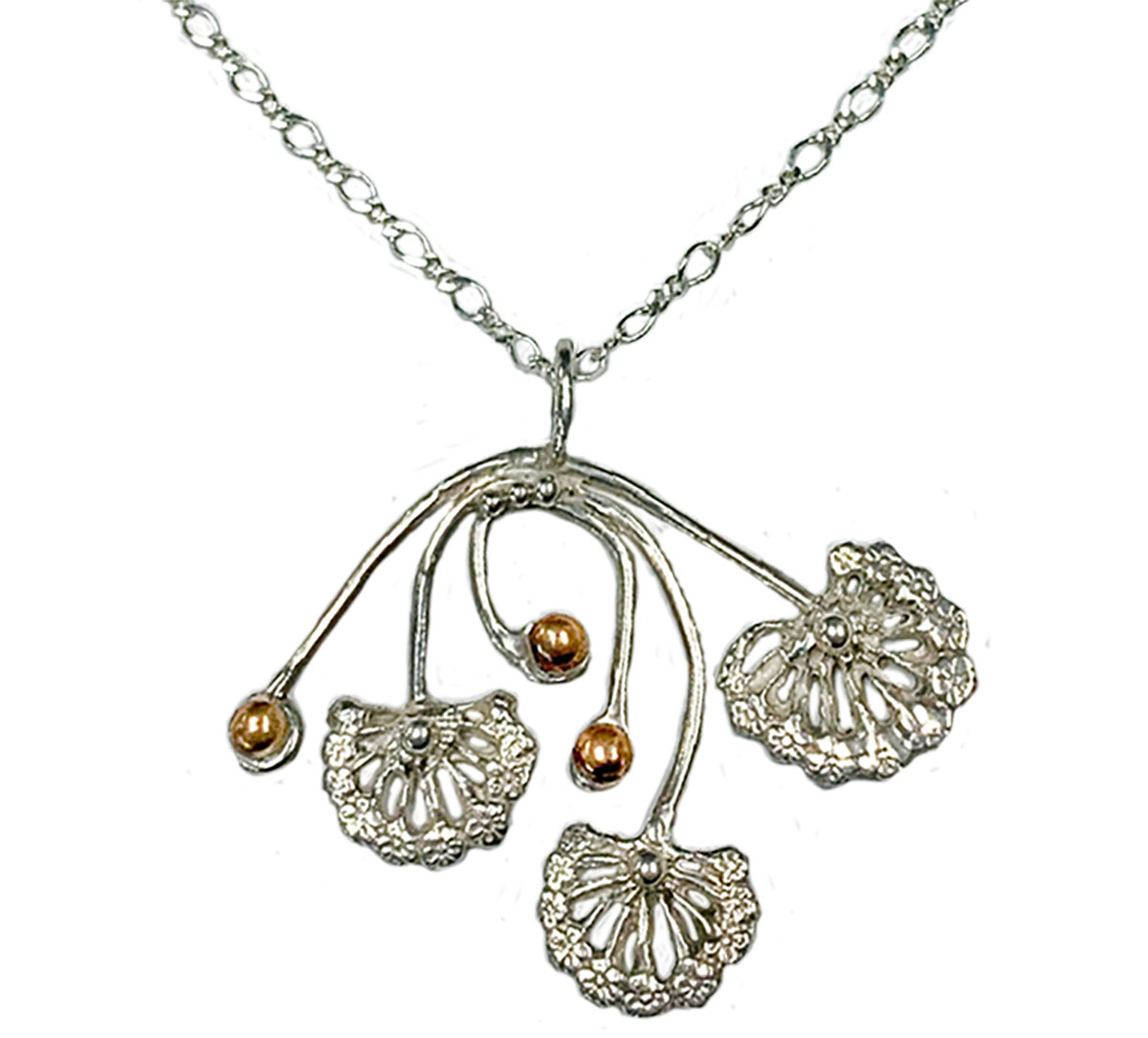 HOURI BORJIAN - DANDELION NECKLACE - STERLING SILVER