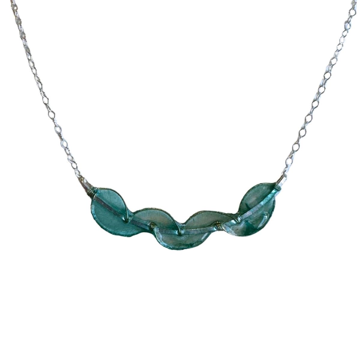 MELANIE BRAUNER - GLACIER SEA FAN NECKLACE - STERLING SILVER