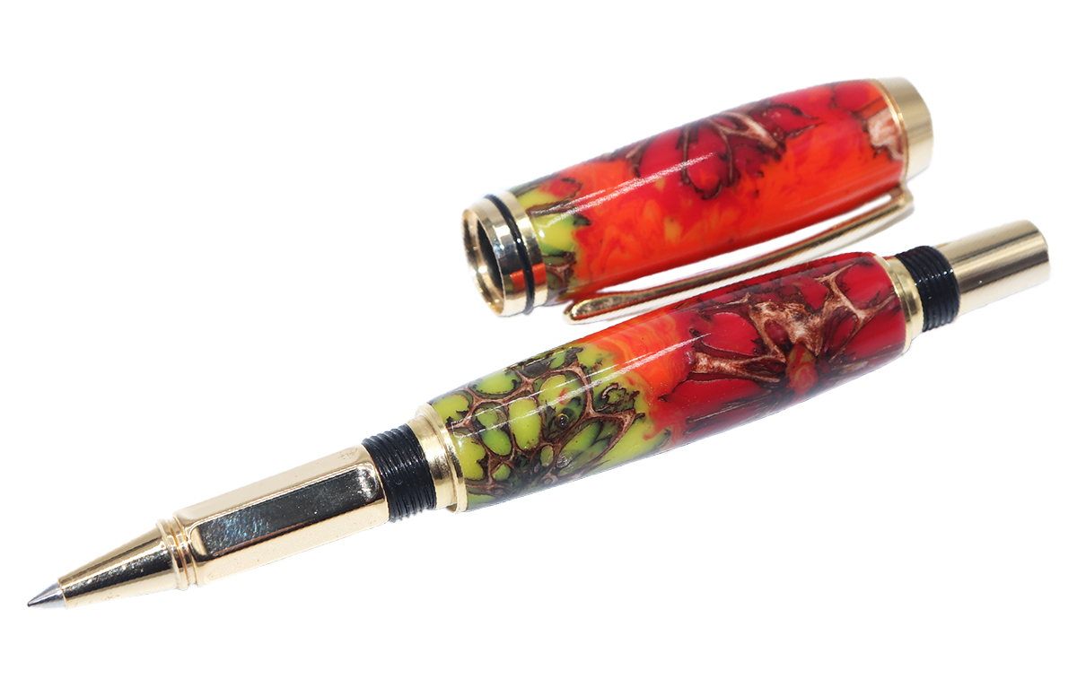 TOM BORUSKY - LIQUID AMBER SEED PEN - RESIN