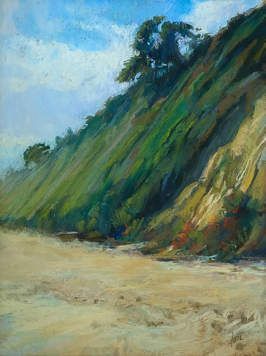 DORI DEWBERRY - SANTA BARBARA COAST - PASTEL - 12 X 16