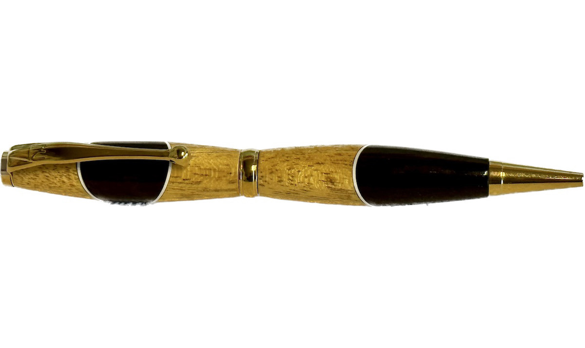 MICHAEL EVANS - YELLOW HEART & COCOBOLO PEN - WOOD