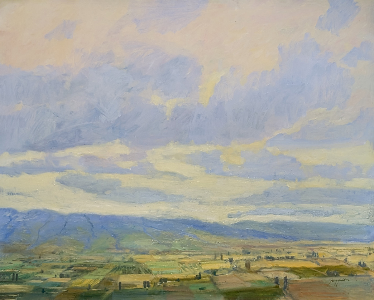 JERRY FUHRIMAN - VALLEY VIEW - OIL - 60 X 48