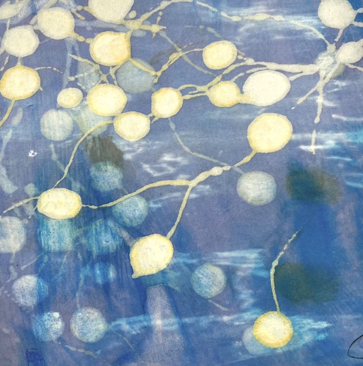 JANE GUTHRIDGE - INTO THE SEA 1 - ENCAUSTIC - 12 X 12