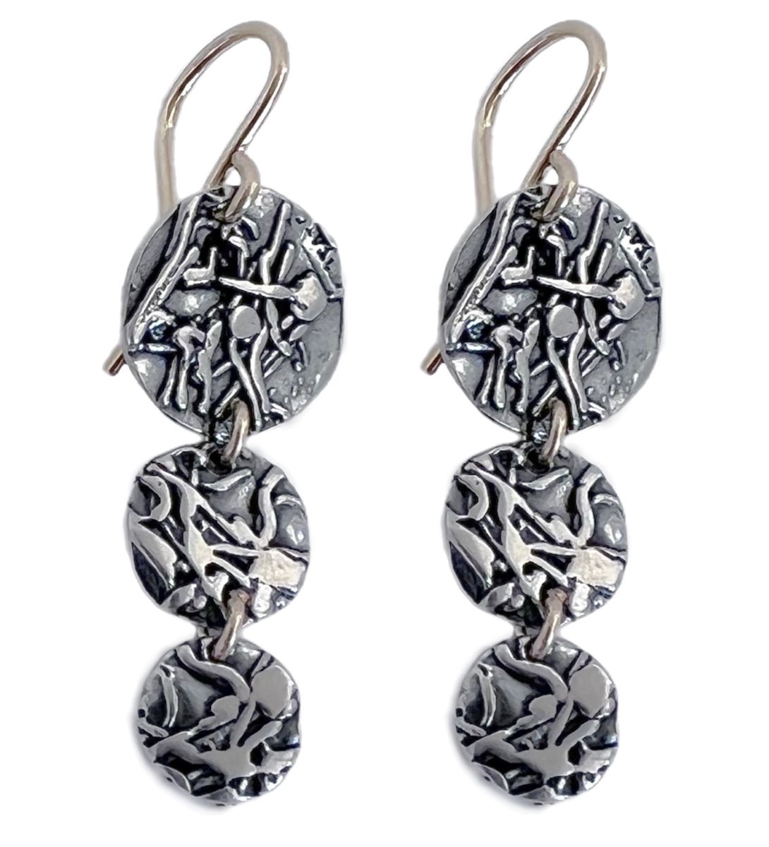 JIVITA HARRIS-CASEY - MANY MOONS EARRINGS - SILVER & GOLD