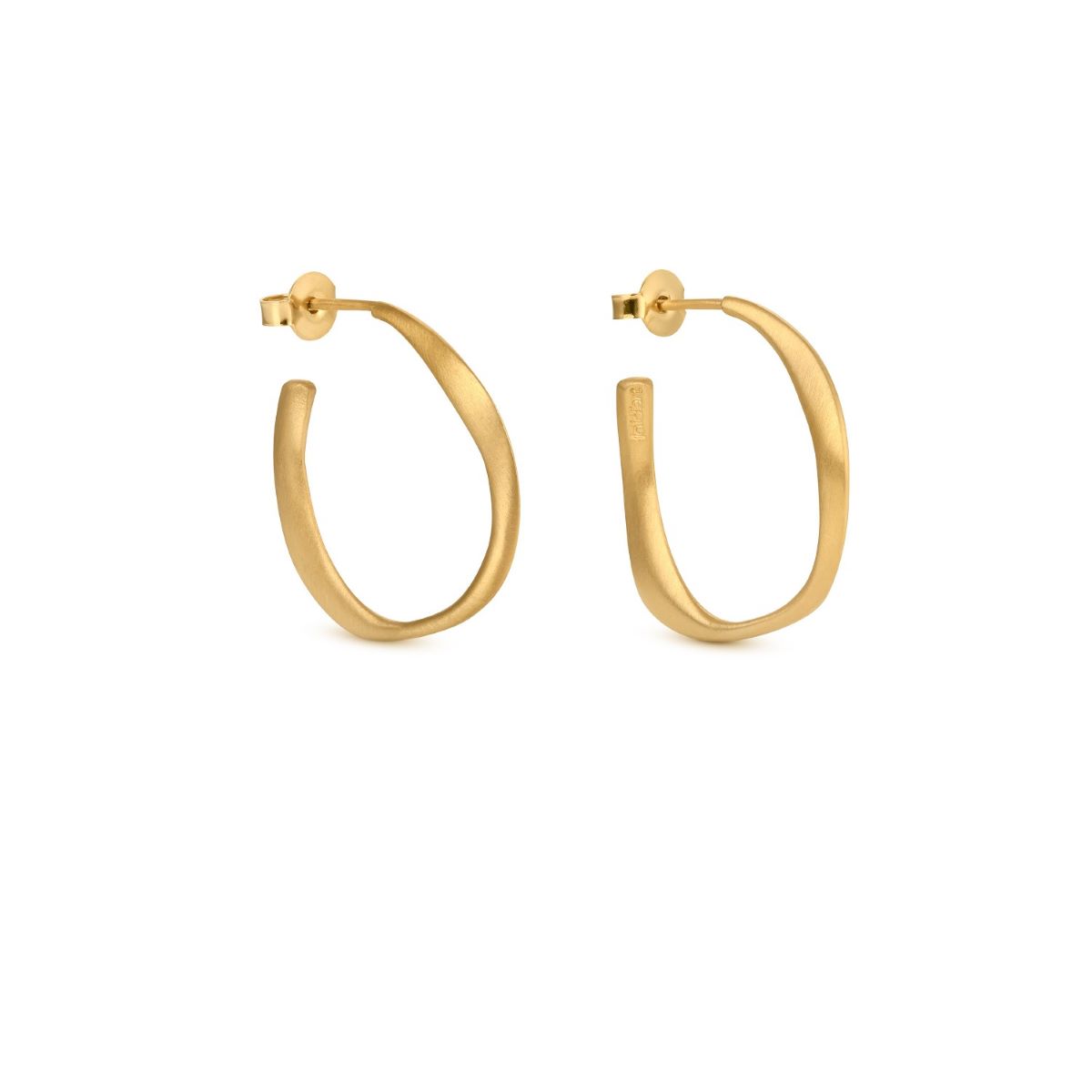 JOIDART - FORGE SMALL GOLD HOOP - GOLD FILL