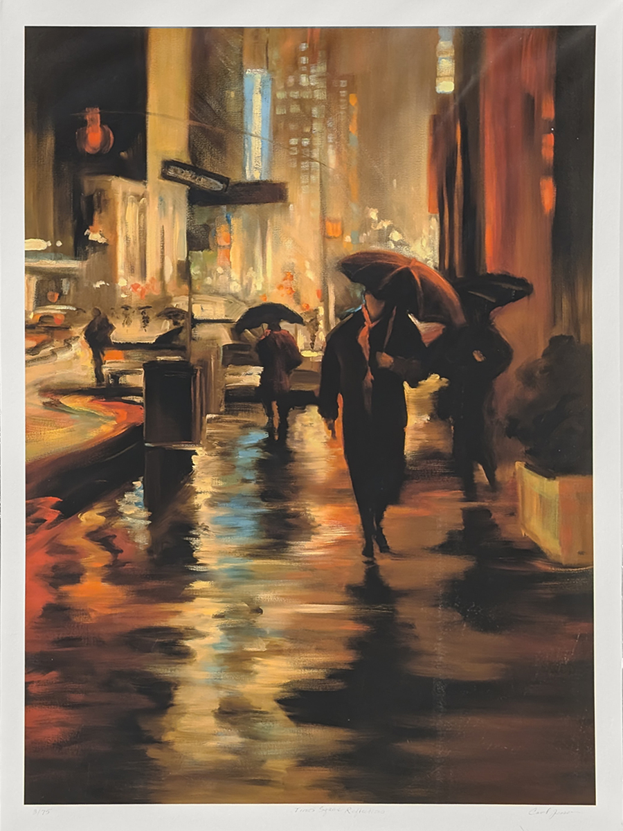 CAROL JESSEN - TIMES SQUARE REFLECTIONS - ARCHIVAL PRINT - 22 X 30