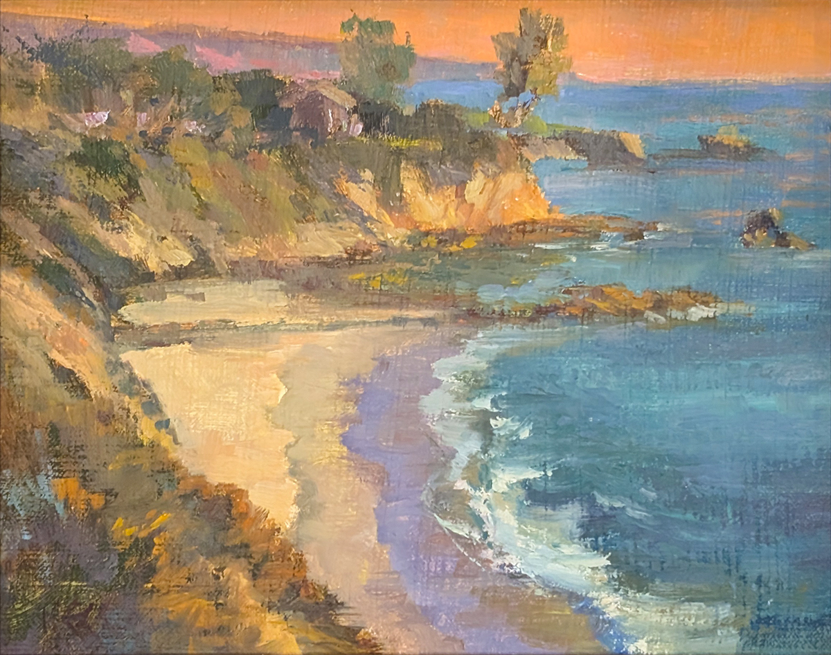 STEVE KELL - LITTLE CORONA VISTA - OIL - 10 x 8