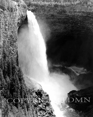 MONTE NAGLER - HELNUKIN FALLS - PHOTOGRAPHY - 15.25 X 19.5