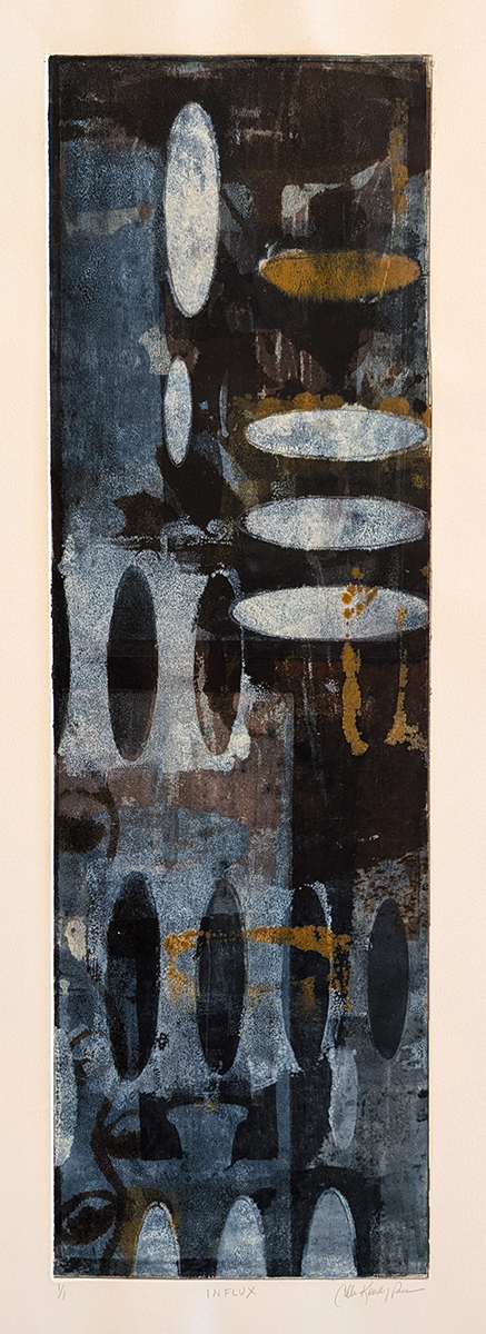 COLLEEN PREMER - INFLUX - MONOTYPE - 7 X 23