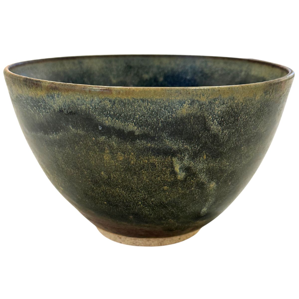 ERIC REYES - BLUE / GREEN RUST BOWL - CERAMIC - 7 X 4.5 X 7