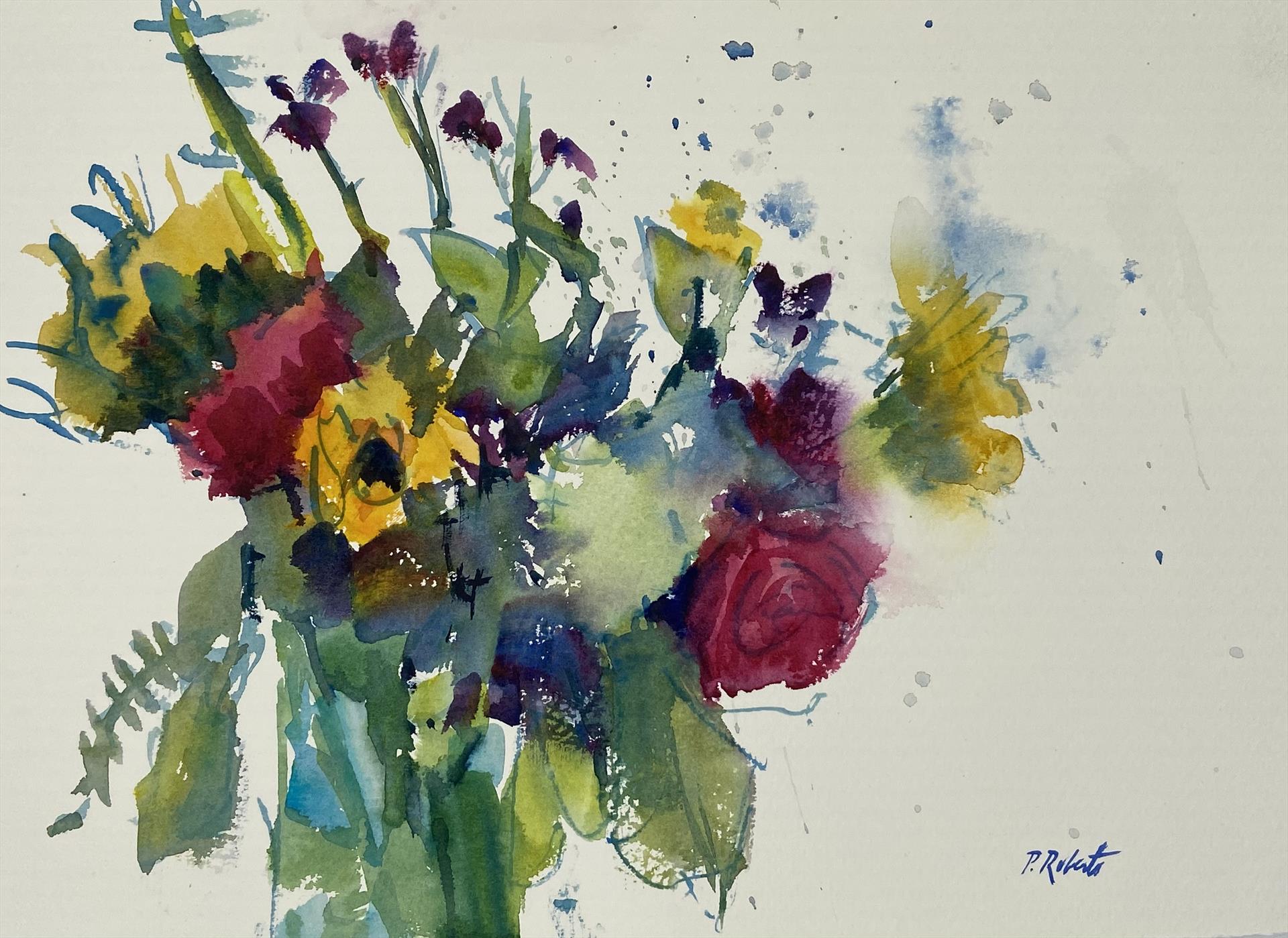 PETE ROBERTS - IT'S SPRING - WATERCOLOR - 15 X 11