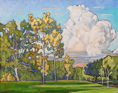 JOHN SAWYER - JOY OF SUMMER JOHN SAWYER - JOY OF SUMMER - OIL ON CANVAS - 19.75 X 15.75