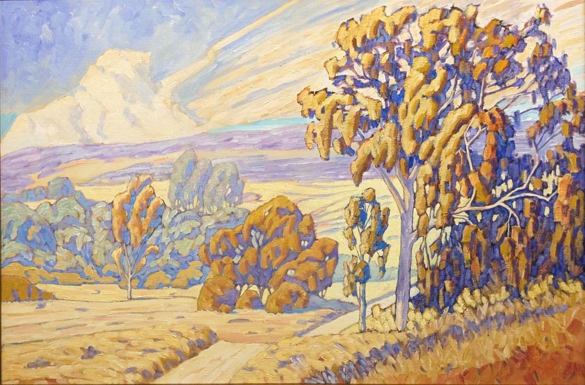 JOHN SAWYER - AFTERNOON PEACE JOHN SAWYER - AFTERNOON PEACE - OIL ON CANVAS - 36 X 24
