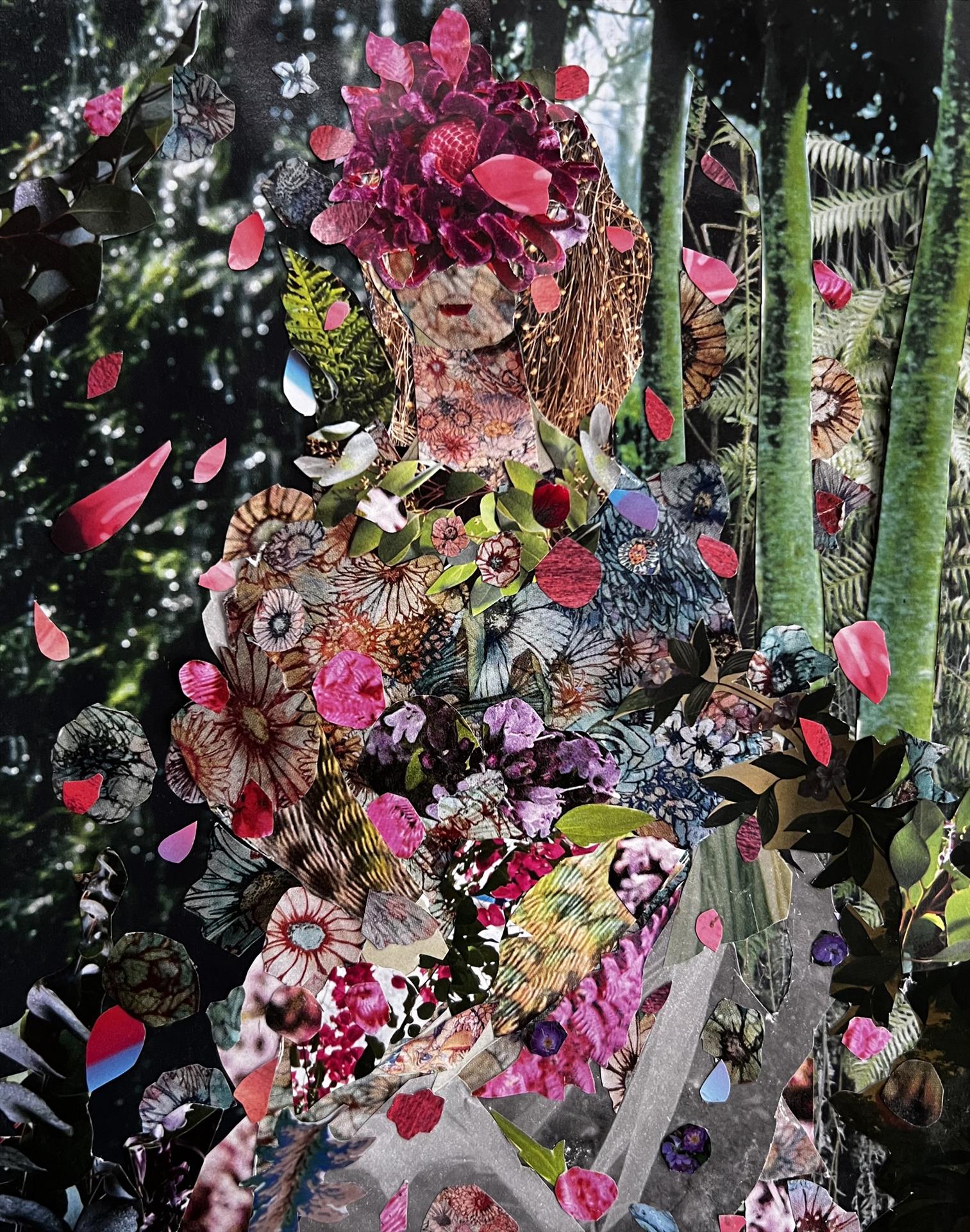 KRISTINA SWARNER - PETAL - MIXED MEDIA - 6 x 7