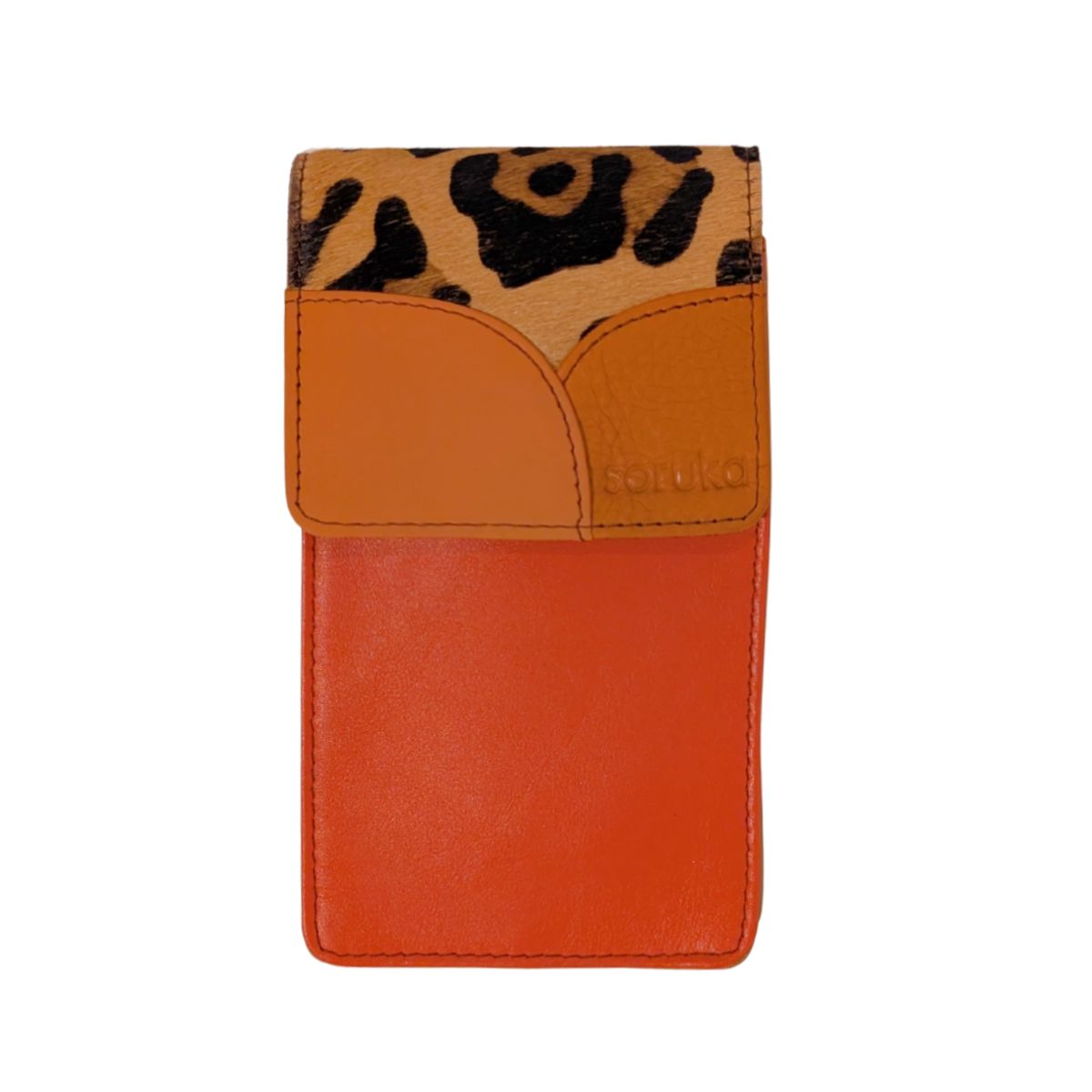 SORUKA - ORNAGE MILEY PHONE BAG - LEATHER