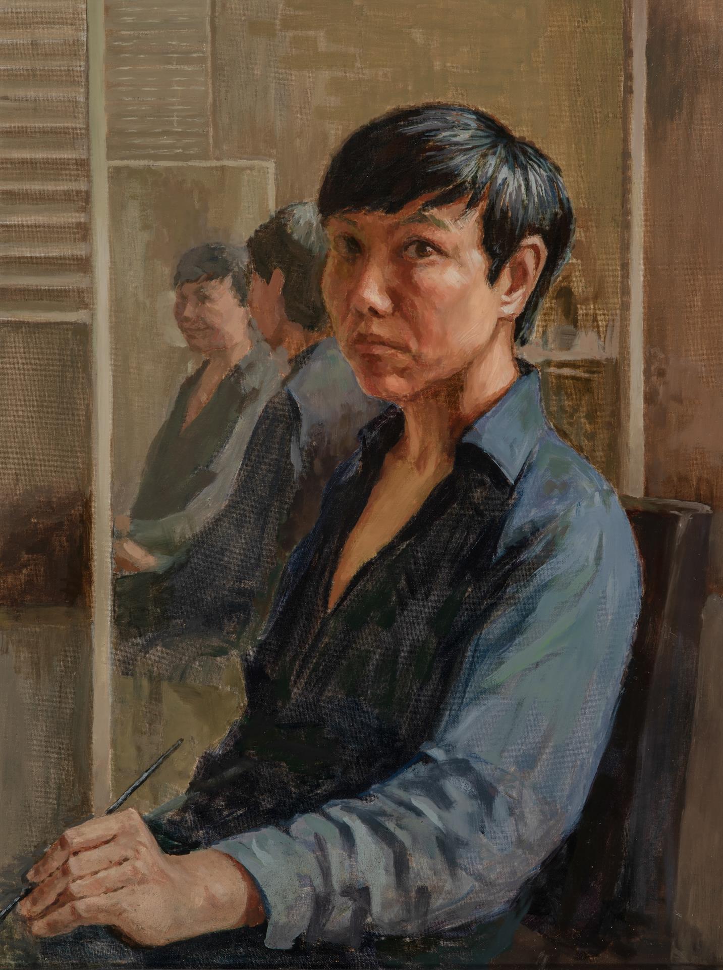 LER CHANG - SELF PORTRAIT - OIL - 18 X 24