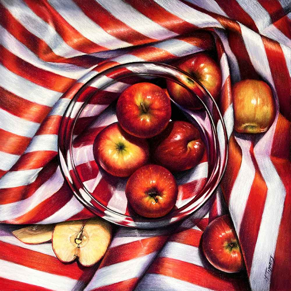 MARIE TIPPETS - HONEY CRISP - PASTEL - 20 X 20