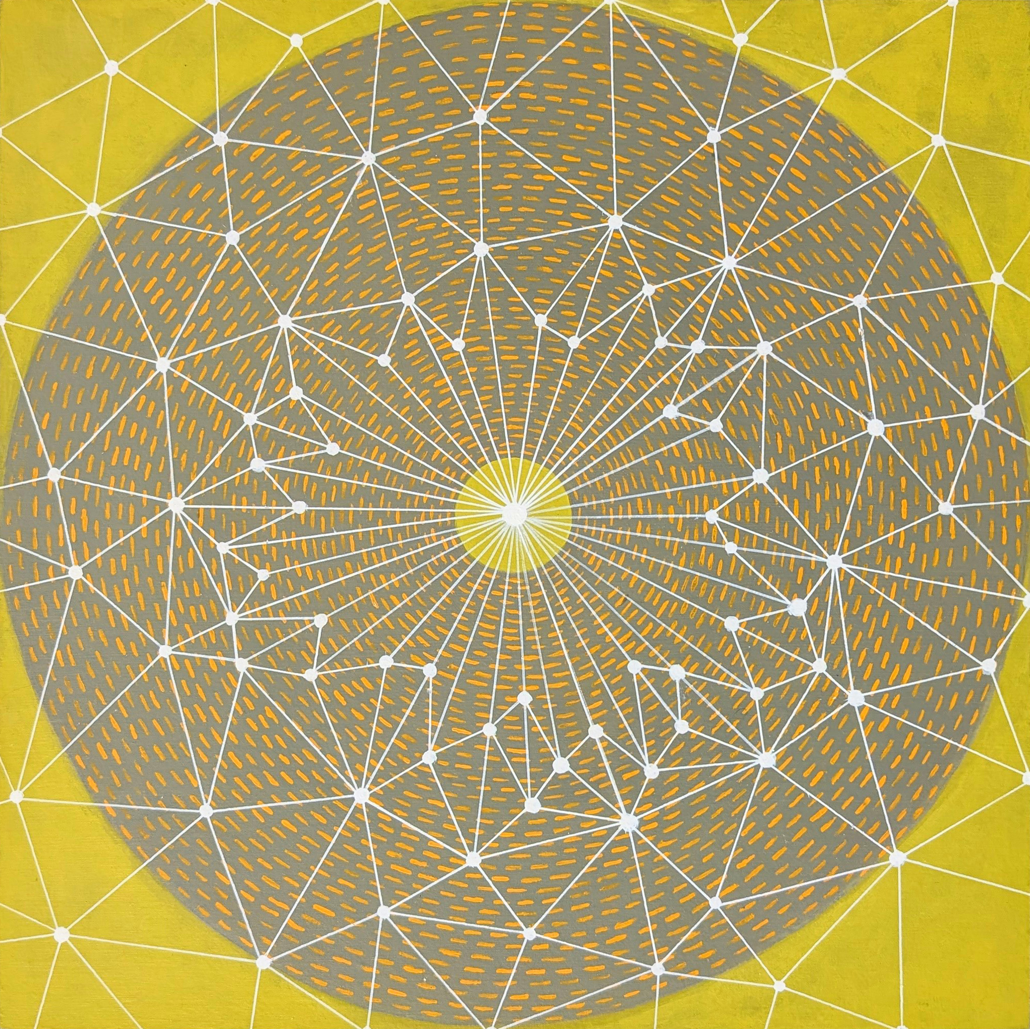 SEIKO TACHIBANA - SPATIAL DIAGRAM G12-18 - ACRYLIC - 12 X 12