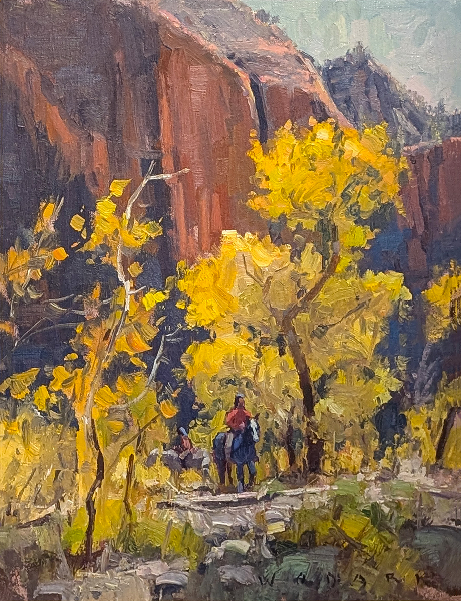 JIM WODARK - ZION COLORS, ZION UTAH INFLUENCED BY FRANZ BISCHOFF