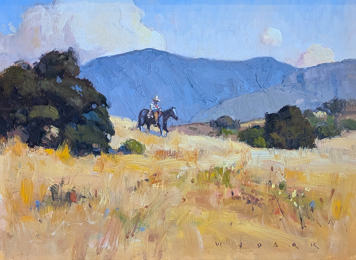 JIM WODARK - LIMESTONE RIDGE - OIL ON LINEN - 16 x 12