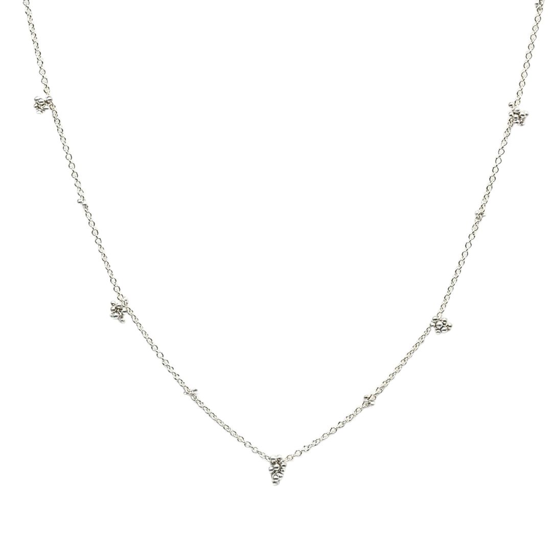 YED OMI - STERLING SILVER BABY BREATH NECKLACE - STERLING SILVER - 18"