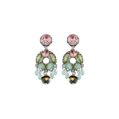 AYALA BAR - SM FLOWER GARDEN EARRINGS - MIXED MEDIA