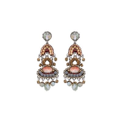 AYALA BAR - METALLIC MEDELY EARRINGS - MIXED MEDIA