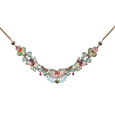 AYALA BAR - FLOWER GARDEN NECKLACE - MIXED MEDIA