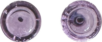 KRISTA BERMEO - LAVENDER CIRCLE NEST EARRINGS - GLASS