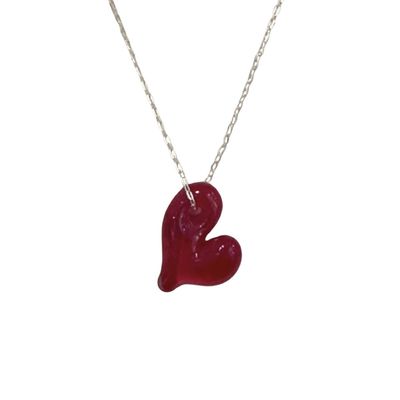 KRISTA BERMEO - HOLE IN MY HEART NECKALCE - GLASS