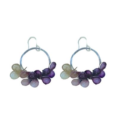 MELANIE BRAUNER - OMBRE DYED LAUREL EARRINGS - STERLING SILVER - VE1216