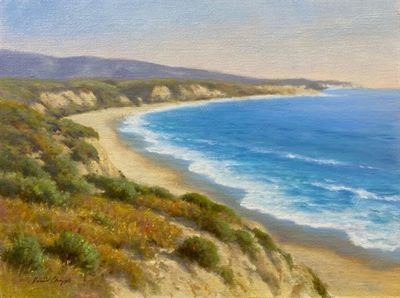 DAVE CHAPPLE - CRYSTAL COVE - OIL - 16 x 12