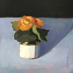 DANA COOPER - AFTER THE PARTY - OIL ON CANVAS - 10 X 10