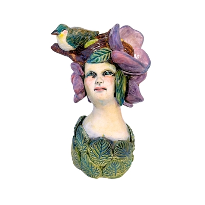 MARIA COUNTS - SPRING GODDESS SCULPTURE - CERAMIC - 4 x 6