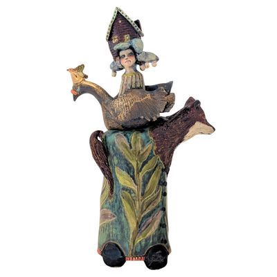 MARIA COUNTS - CONSTANCE & THE TRAVELING TRIO - CERAMIC