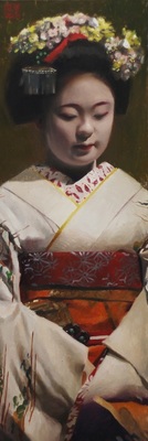 PHIL COUTURE - KATSUHINA - OIL ON CANVAS - 12 X 36