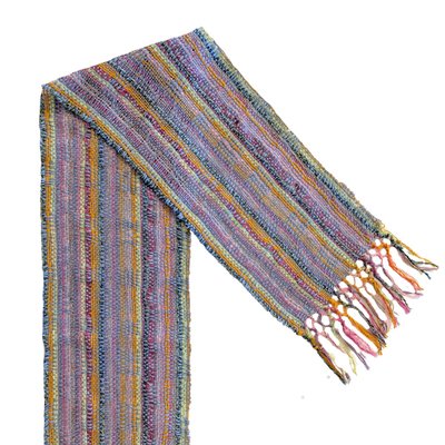 DEANNA DEEDS - MIXED FIBERS SCARF - MULTI COLOR - FIBER