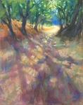 DORI DEWBERRY - SANTIAGO CREEK HIKE - PASTEL - 11 X 14