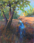 DORI DEWBERRY - SHADY CREEK - PASTEL - 9 X 12