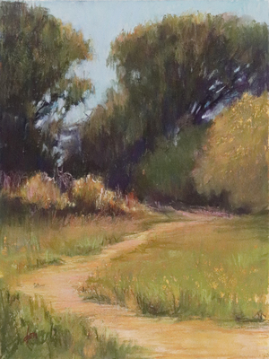 DORI DEWBERRY - WINDING PATH - PASTEL - 9 X 12