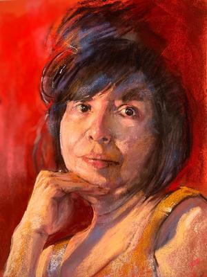 DORI DEWBERRY - THE STUDY - PASTEL - 9 x 12