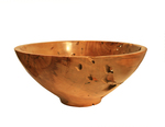 MICHAEL EVANS - LARGE FERN PINE TERMITE WOOD BOWL - WOOD - 14.75 X 6.5 X 14.75