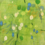 JANE GUTHRIDGE - LIGHT THRU BAMBOO 6 - ENCAUSTIC - 12 X 12