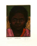 JAMES GROLEAU - WATHDWARA - MEZZOTINT - 3 X 4