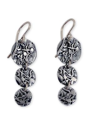 JIVITA HARRIS-CASEY - MANY MOONS EARRINGS - SILVER & GOLD