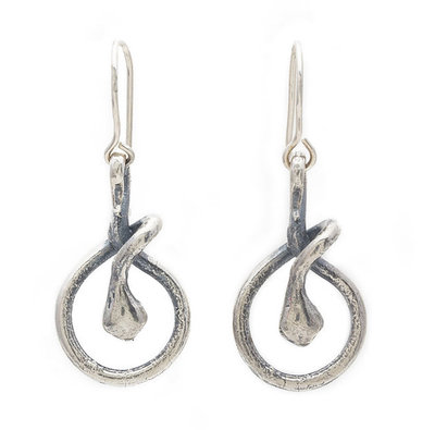 JIVITA HARRIS-CASEY - SNAKE EARRINGS - STERLING SILVER